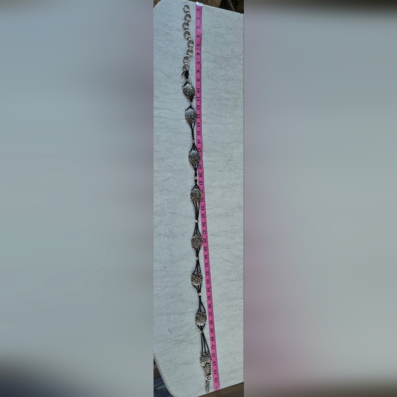 Unbranded Belt Silver and Black - Picture 5 of 8